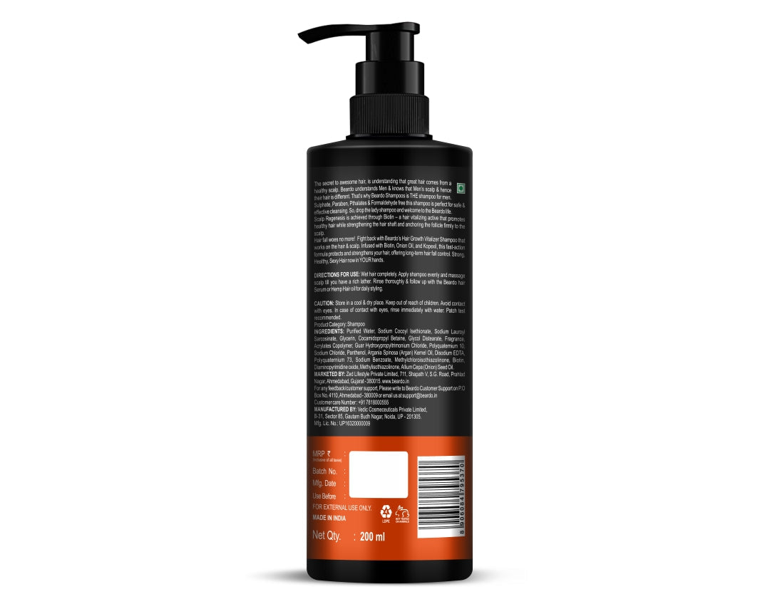 Beardo Charcoal Bath Combo