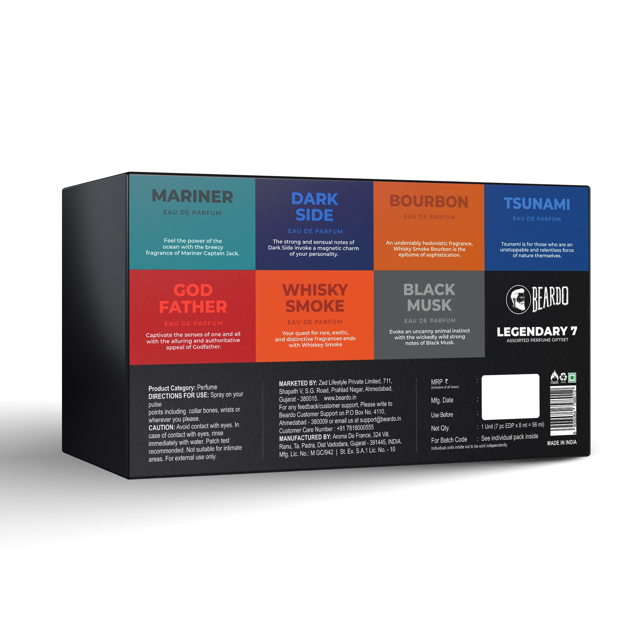 Beardo 7 Assorted Men Perfume