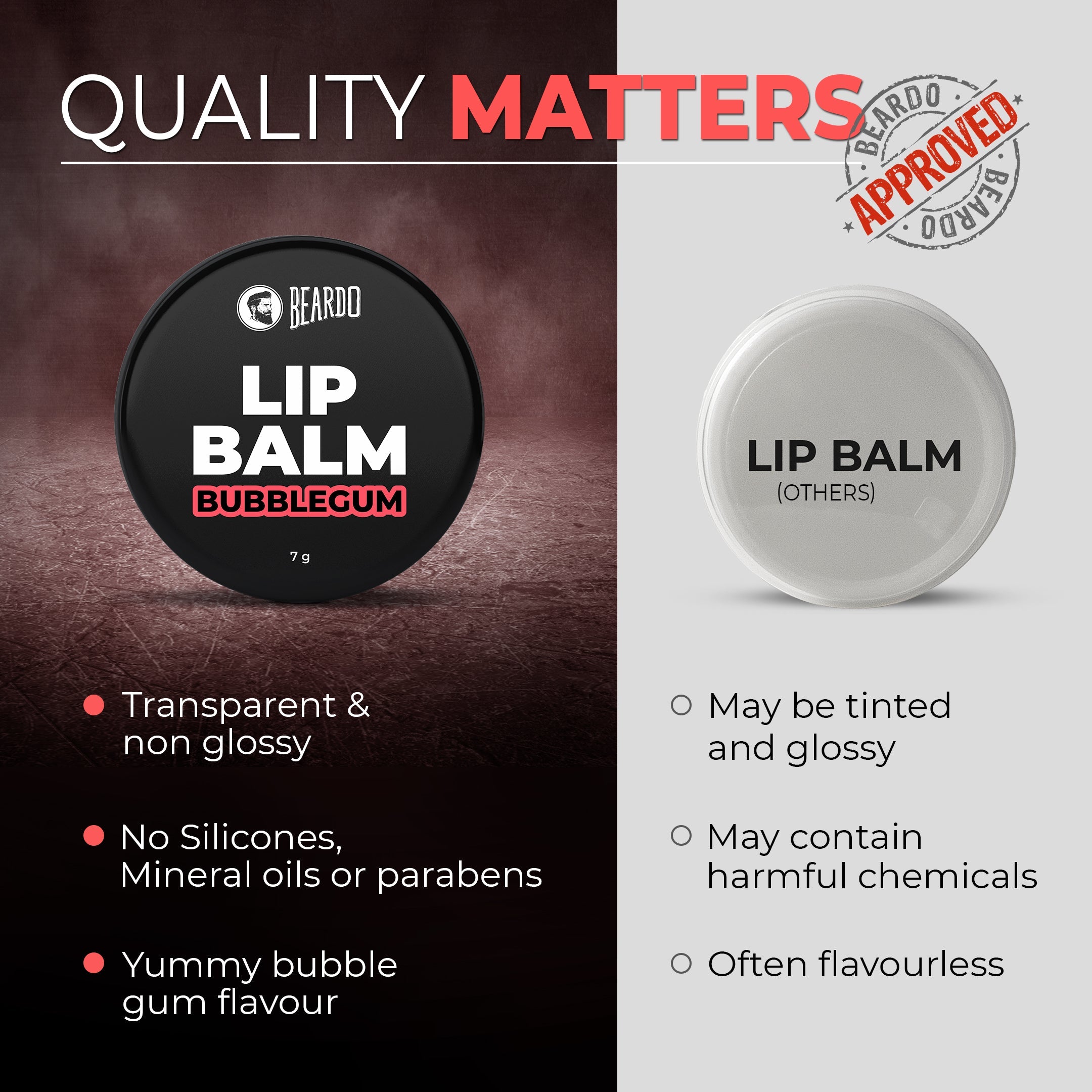 Beardo Bubblegum Lip Balm