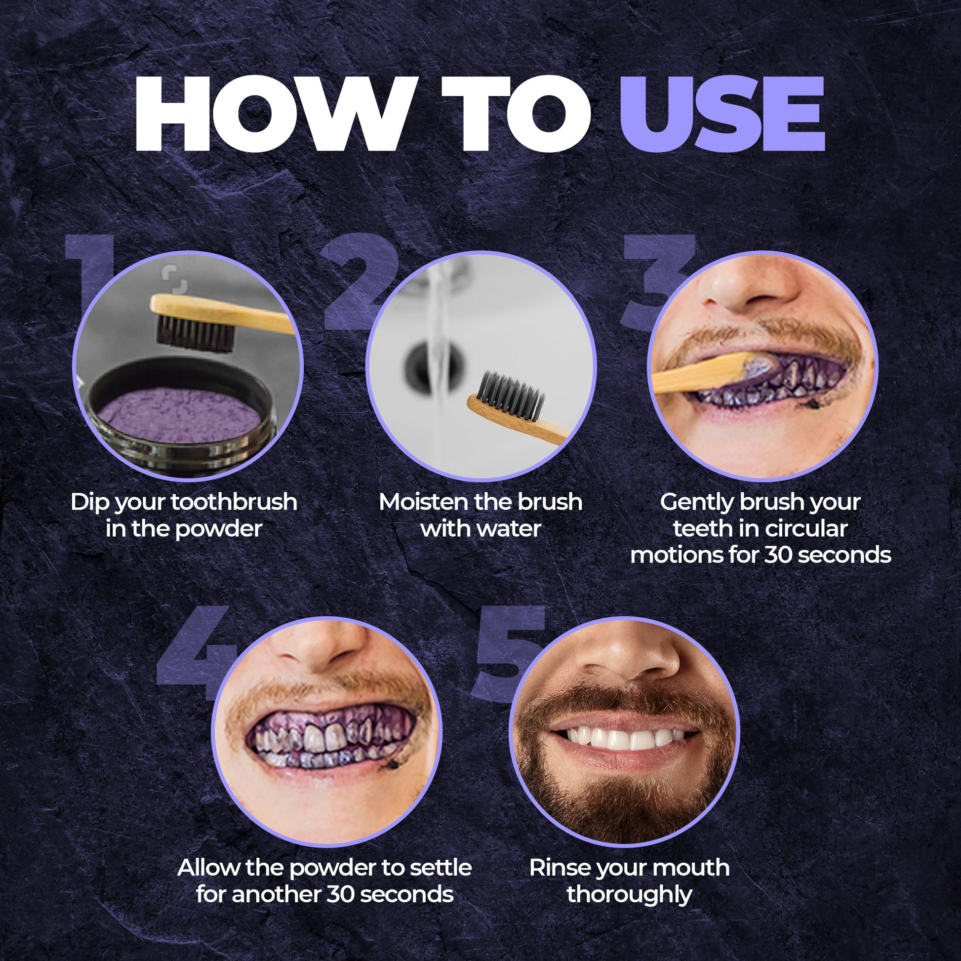 Beardo Purple X Teeth Whitening 50g