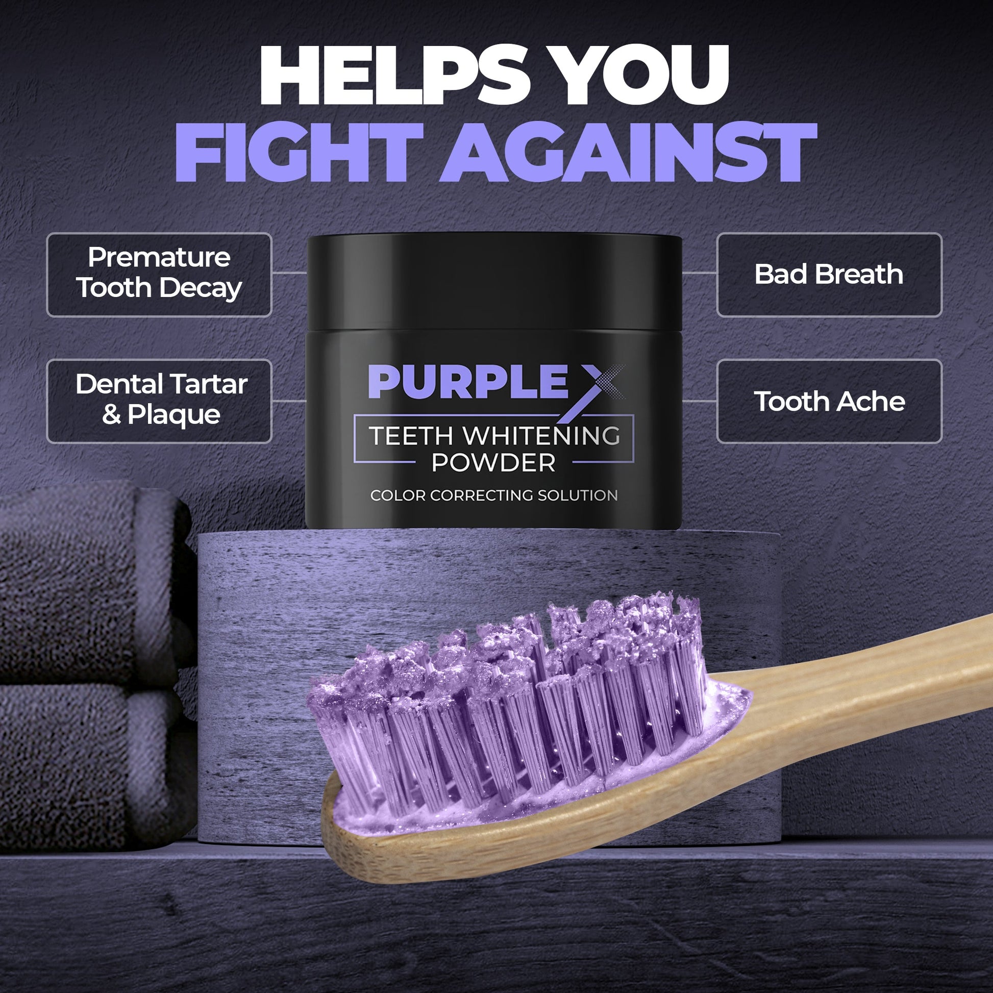 Beardo Purple X Teeth Whitening 50g