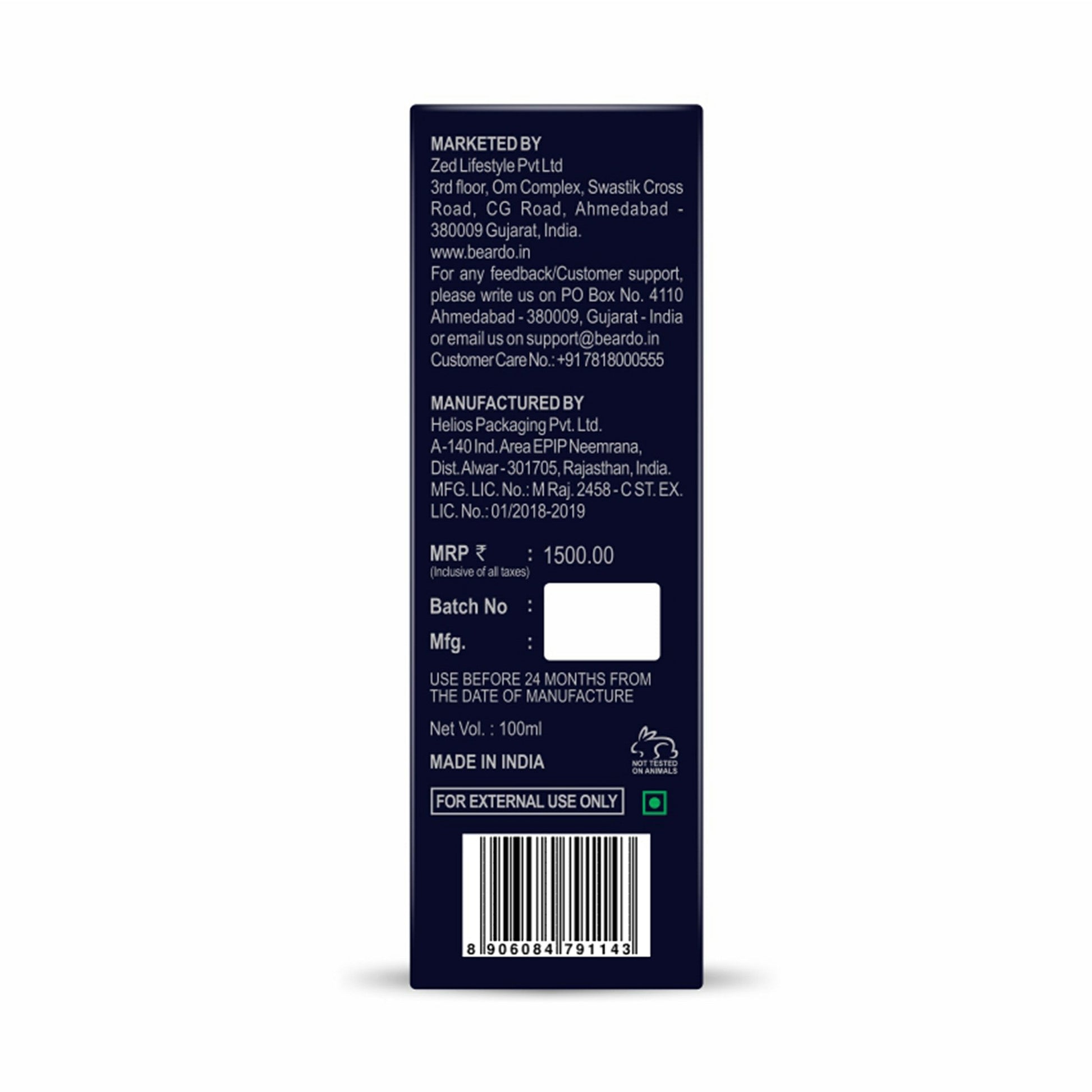 Beardo Dark Night Fragrance Combo