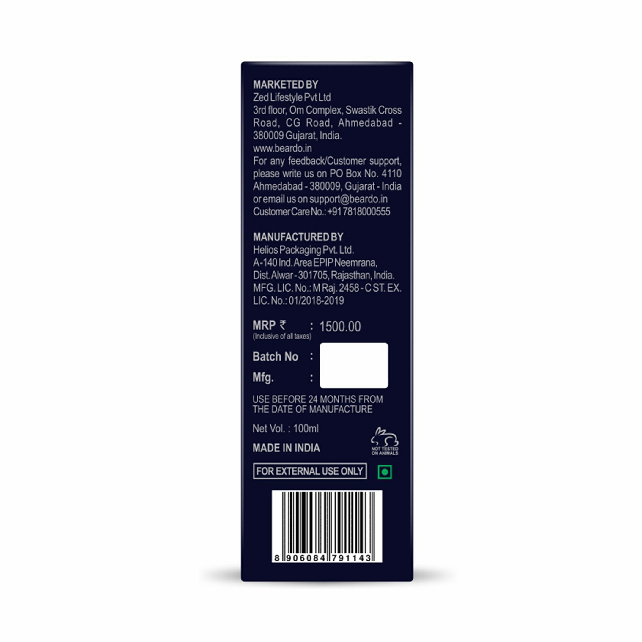 Beardo Dark Night Fragrance Combo