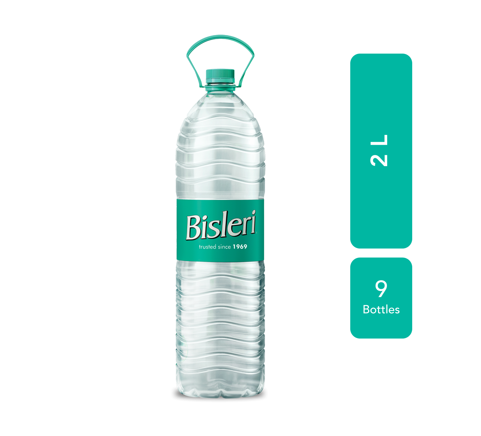 Bisleri 2Ltr cfc (9Pcs)