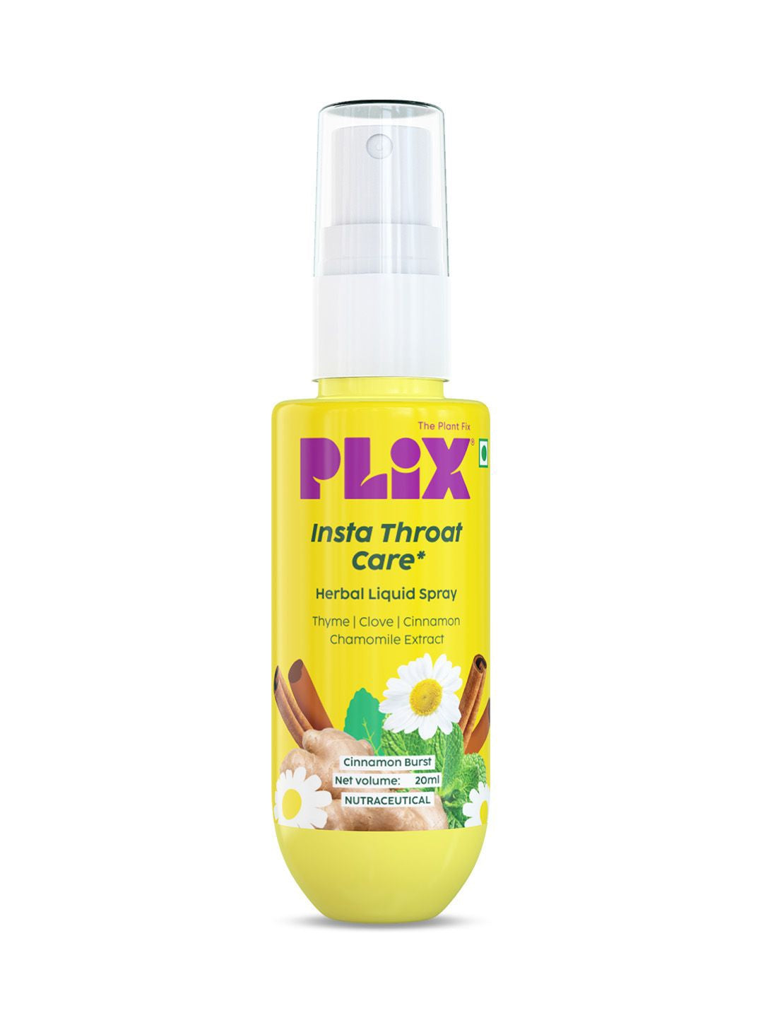 PLIX THE PLANT FIX Insta Throat Care Spray 20ml