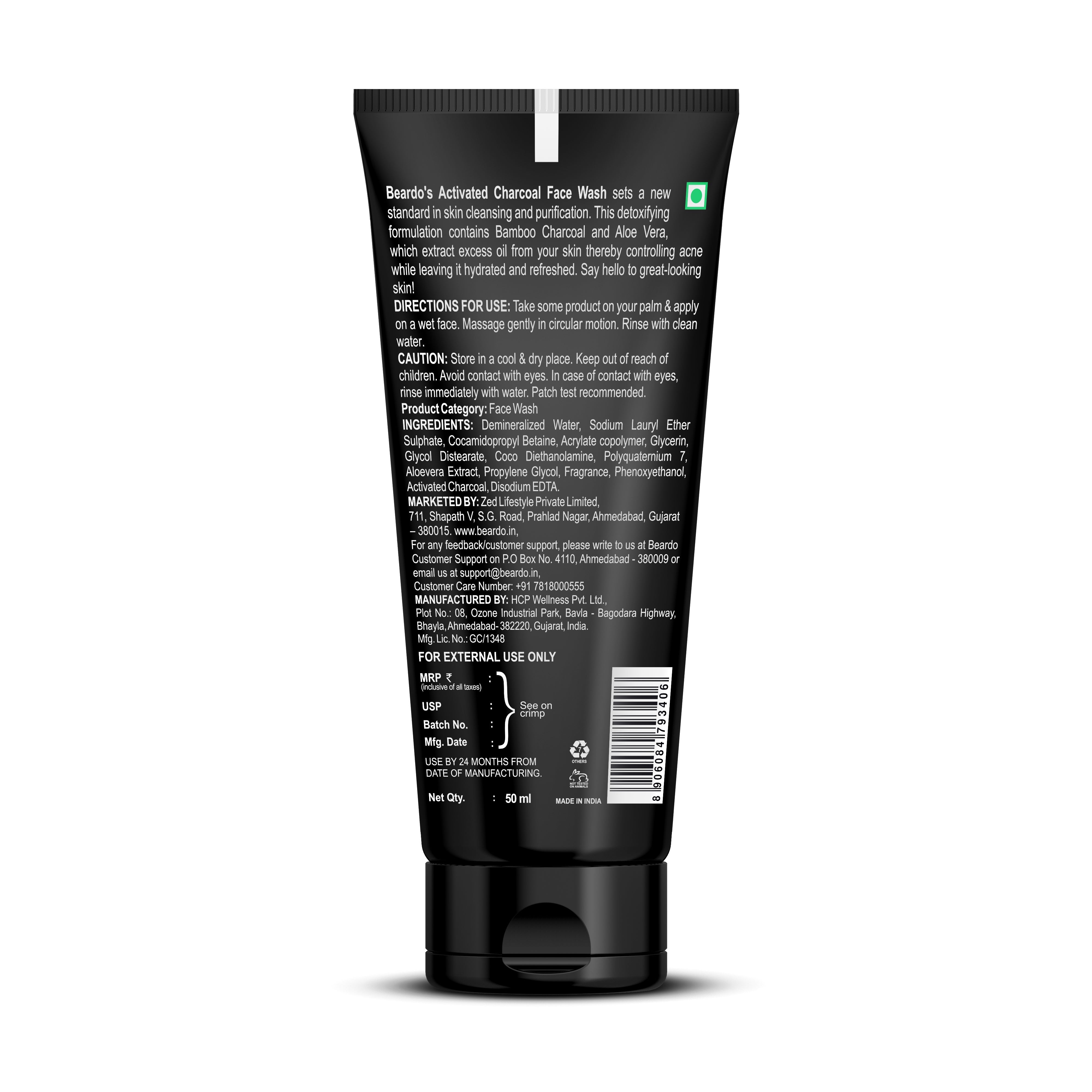 Beardo Charcoal Combo
