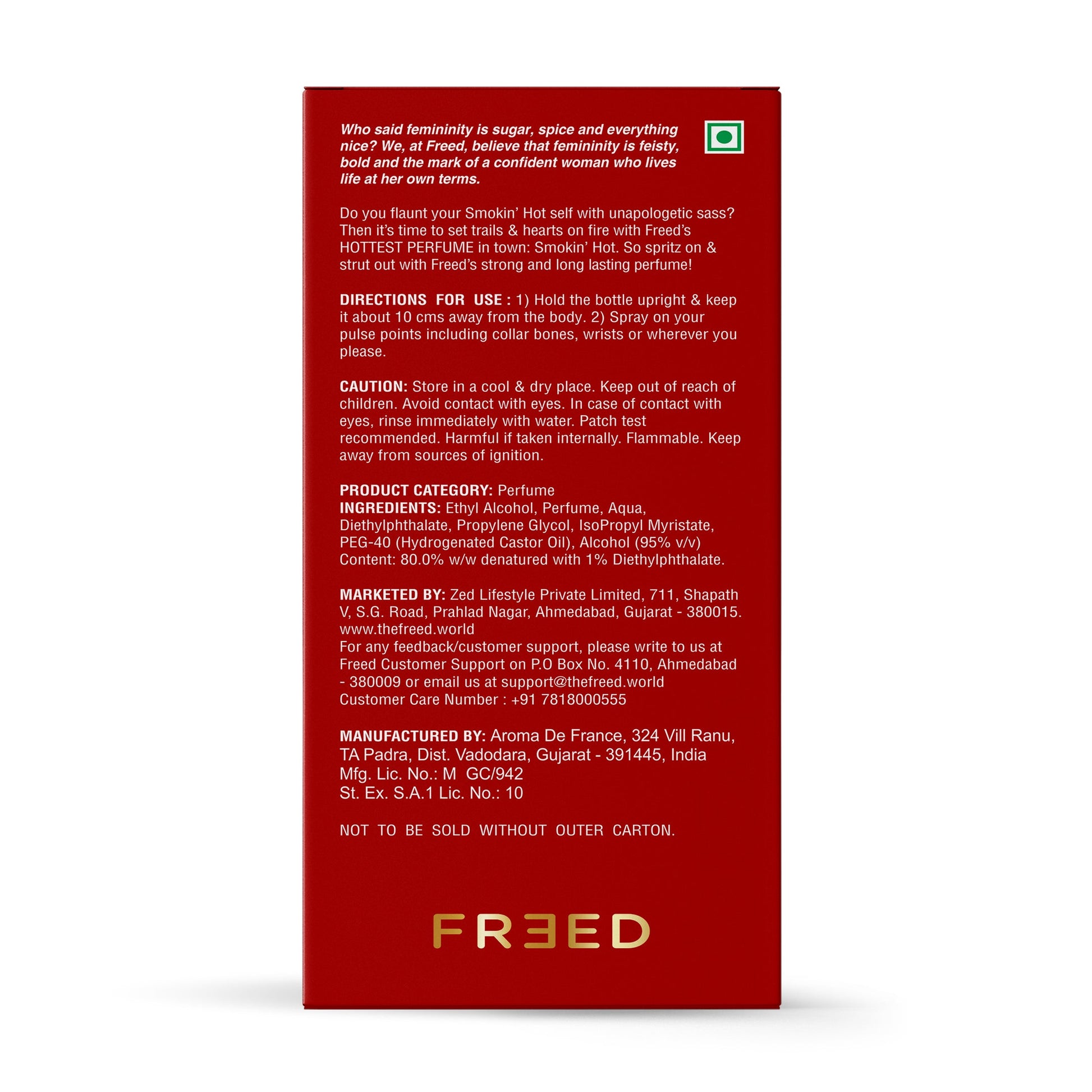 Freed Smokin Hot Perfume Combo