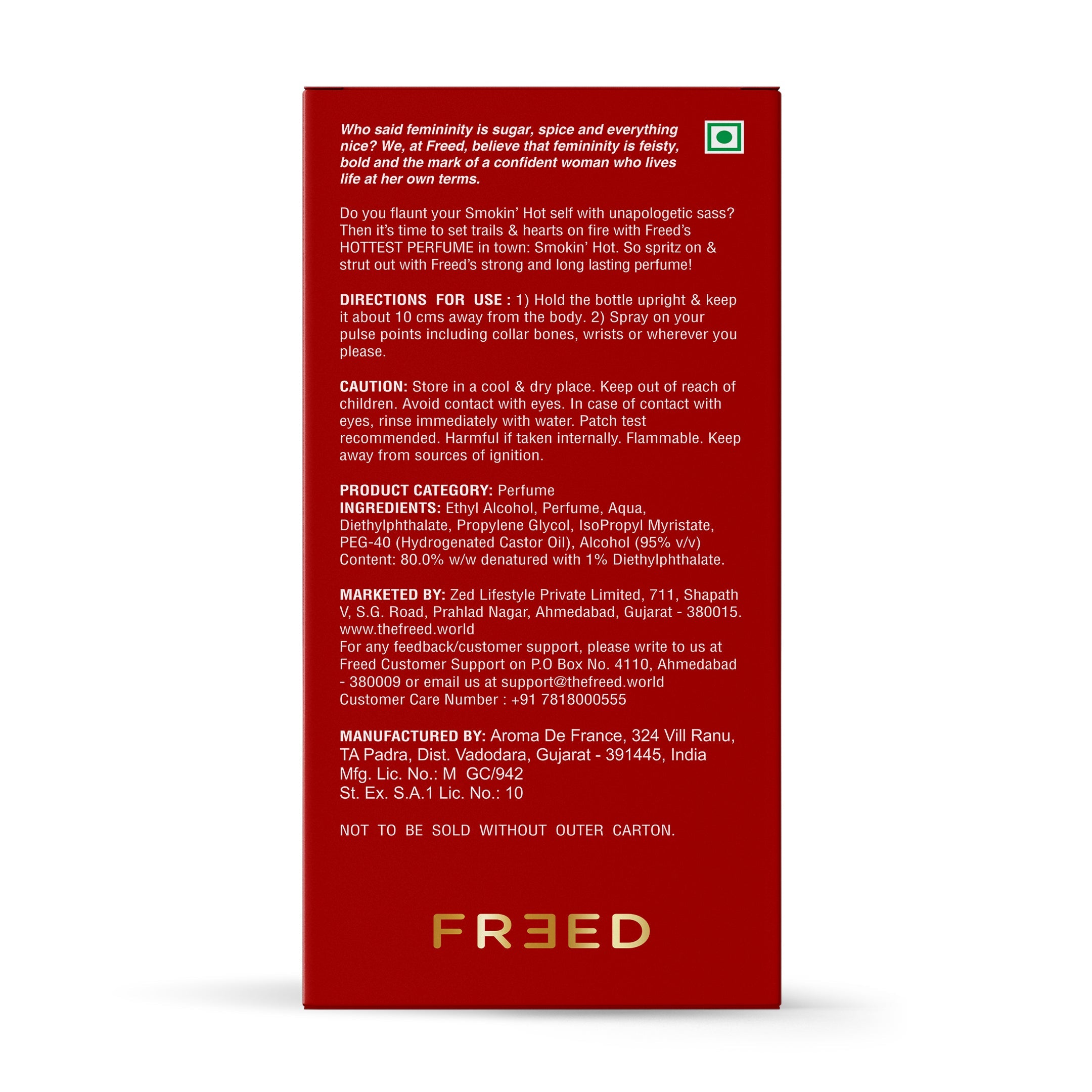 Freed Smokin Hot Perfume Combo