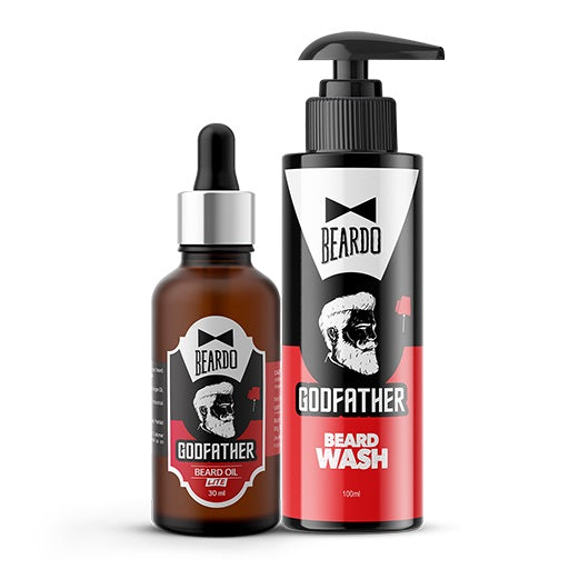 Beardo Godfather Combo 30ml Oil & 100ml Wash