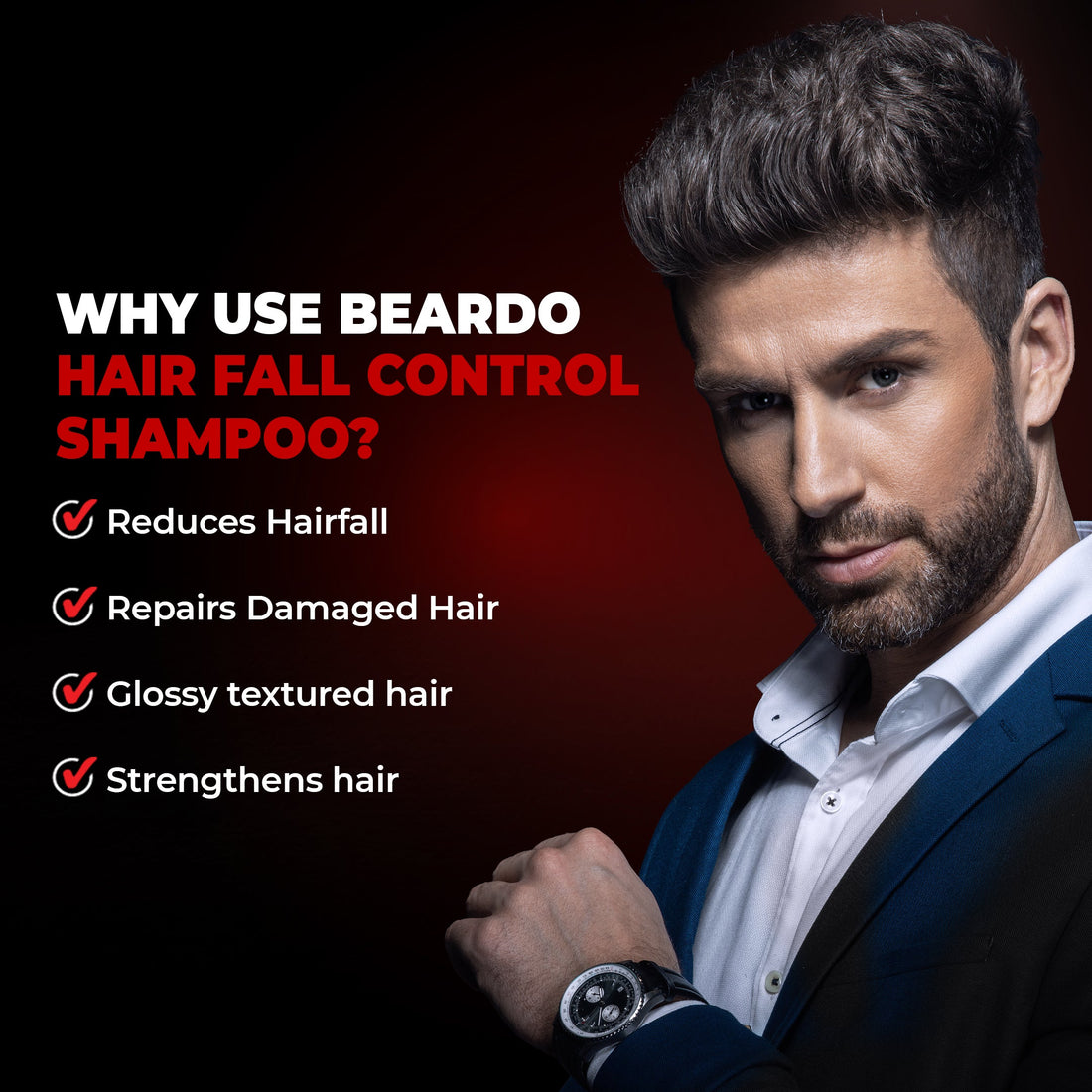 Beardo Hair Fall Control Shampoo