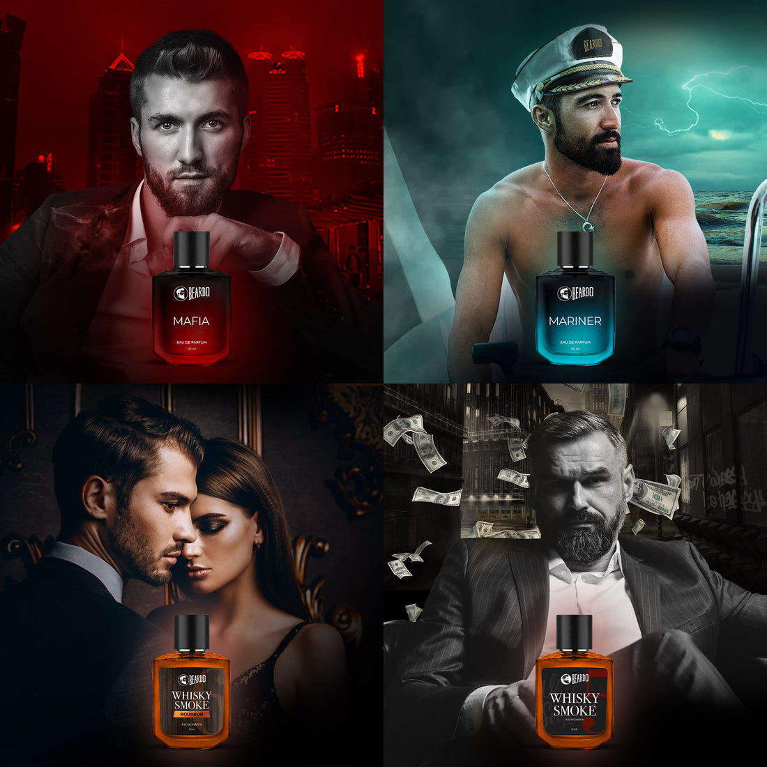 Beardo Thug Life 4 Perfume Combo