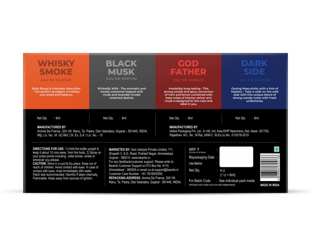 Beardo Assorted Premium Fragrances