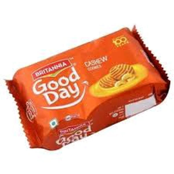 Britannia Good Day Cashew Cookies: Deliciously Crunchy Biscuit Snack, MRP 45