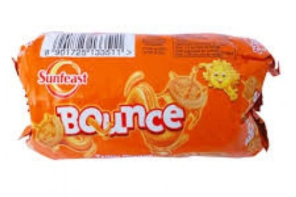 Sunfeast bounce orange biscuit MRP 5 (Pack of 12)