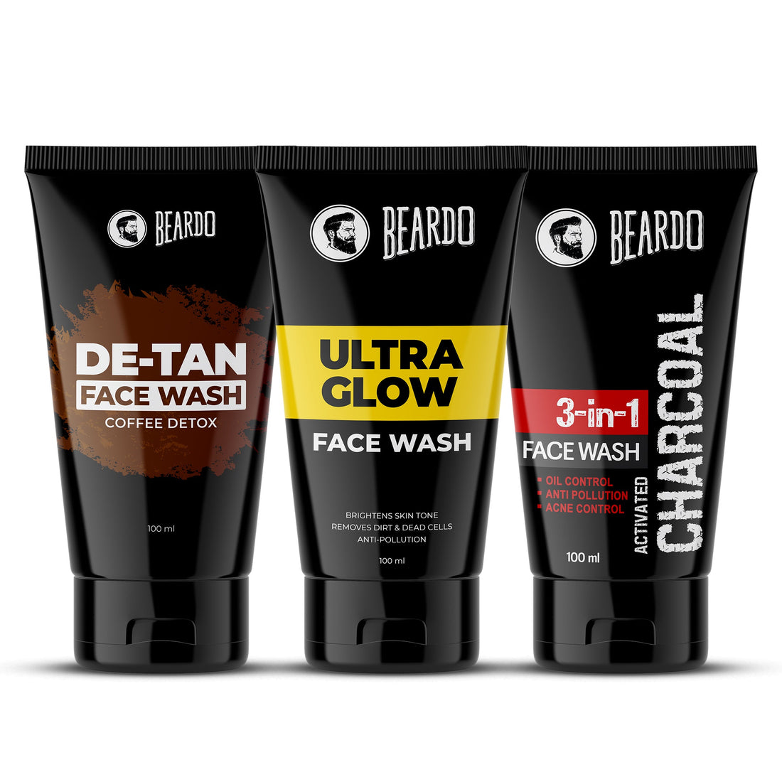 Beardo Charcoal Face Wash Combo
