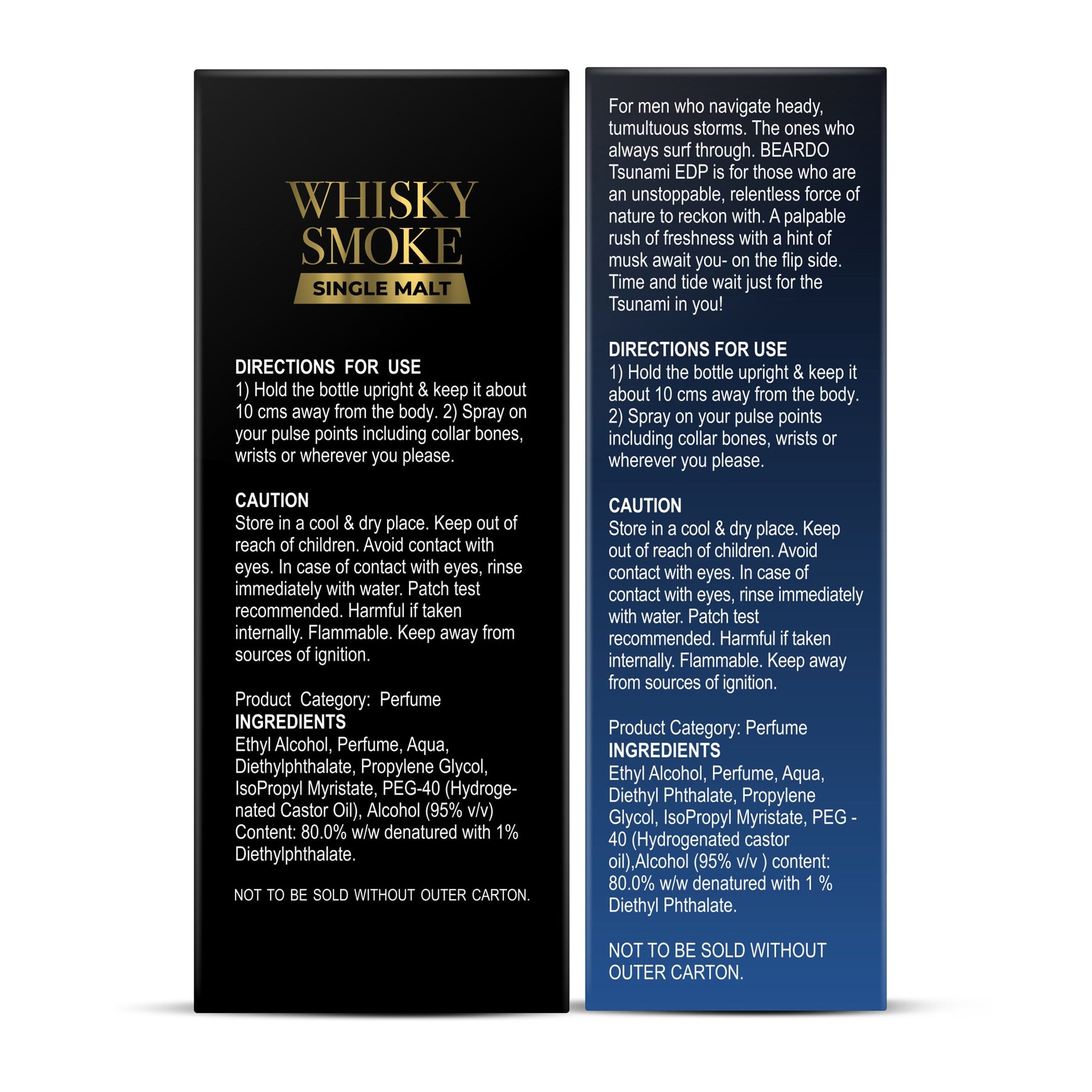 Beardo Whisky Smoke Tsunami EDP Combo