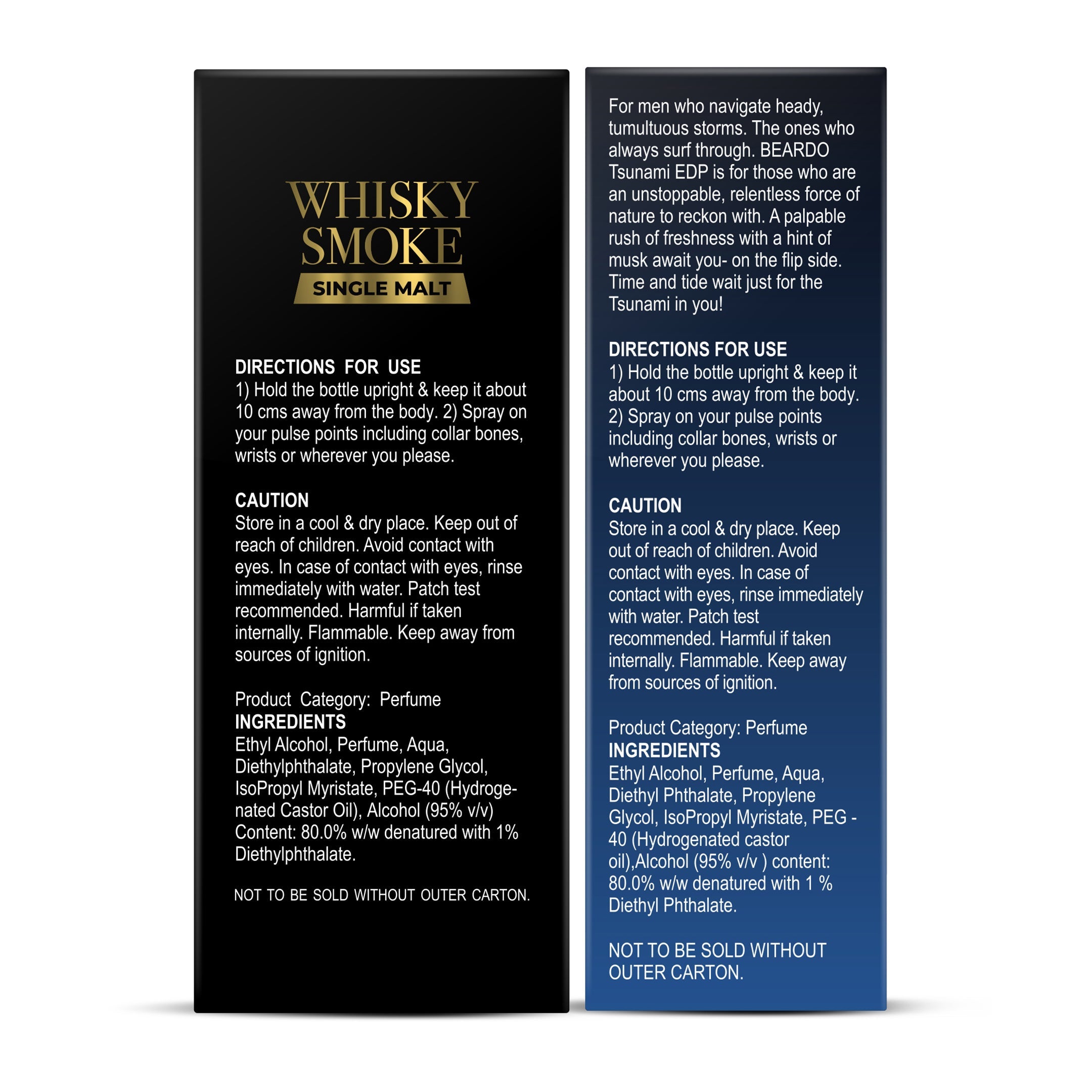 Beardo Whisky Smoke Tsunami EDP Combo