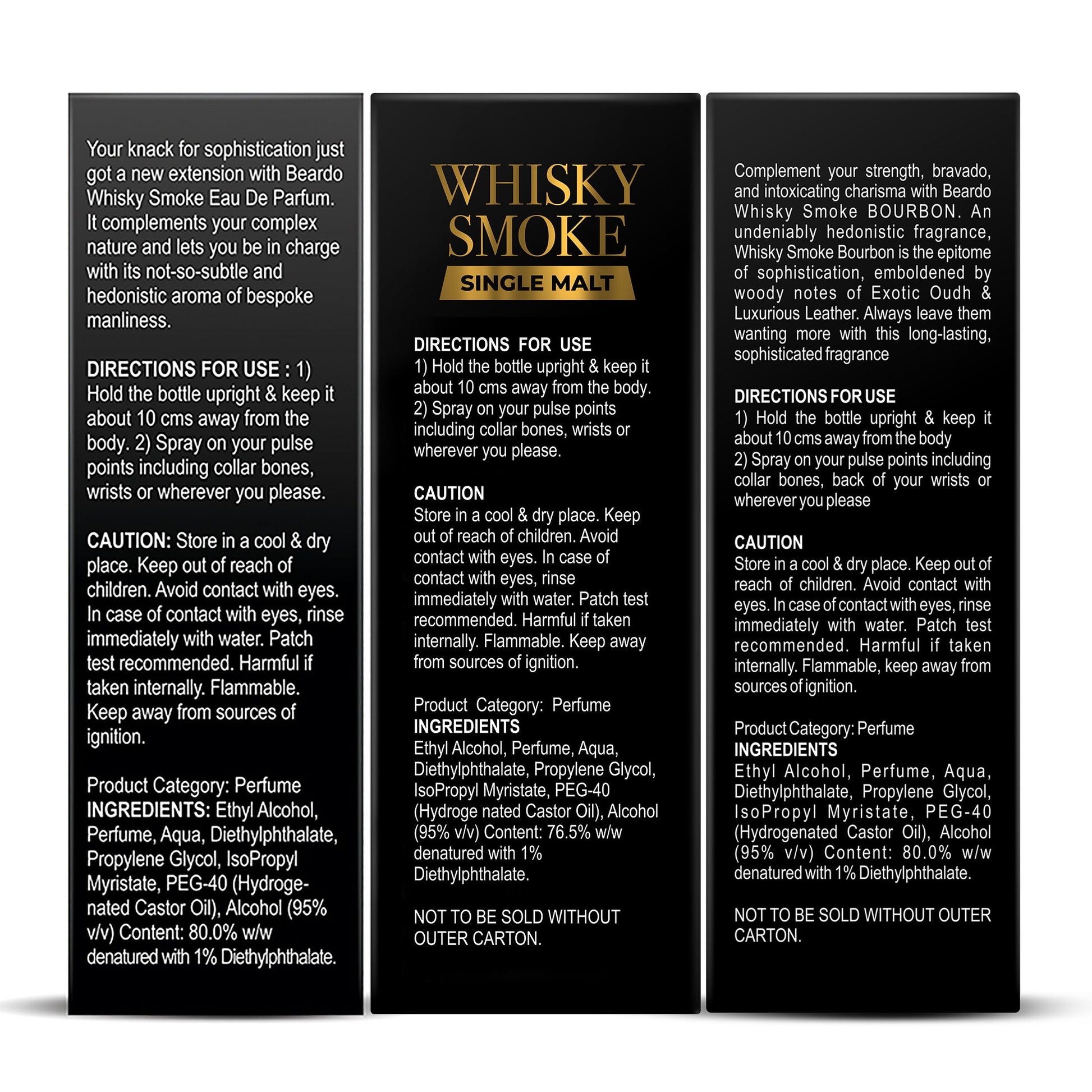 Beardo Whisky Smoke Trio 50ml