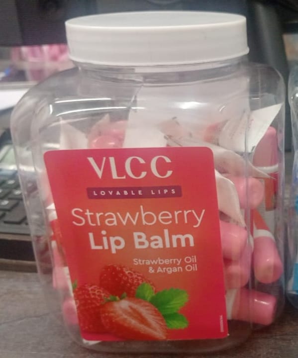 VLCC Lip Balm Strawberry Jar MRP 1200 (30CS)