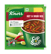 Knorr Soup Hot & Sour Veg Ladi MRP 10 (Pack of 12)