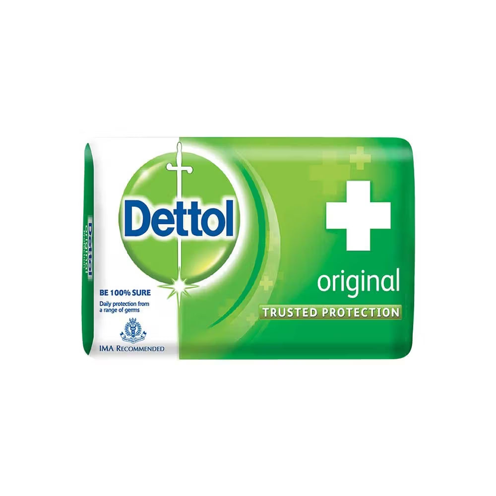 Dettol Original Bathing Soap Bar – Antibacterial Aloe Vera Moisturiser