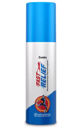 Zandu Fast Relief Spray 15ml: Instant Ayurvedic Pain Relief for Muscles & Joints