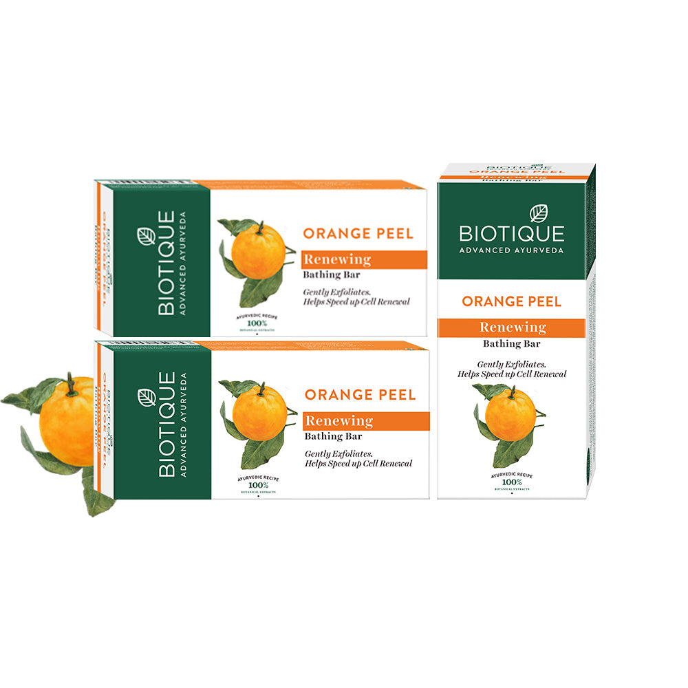 Biotique Orange Peel Bath Bar 150g