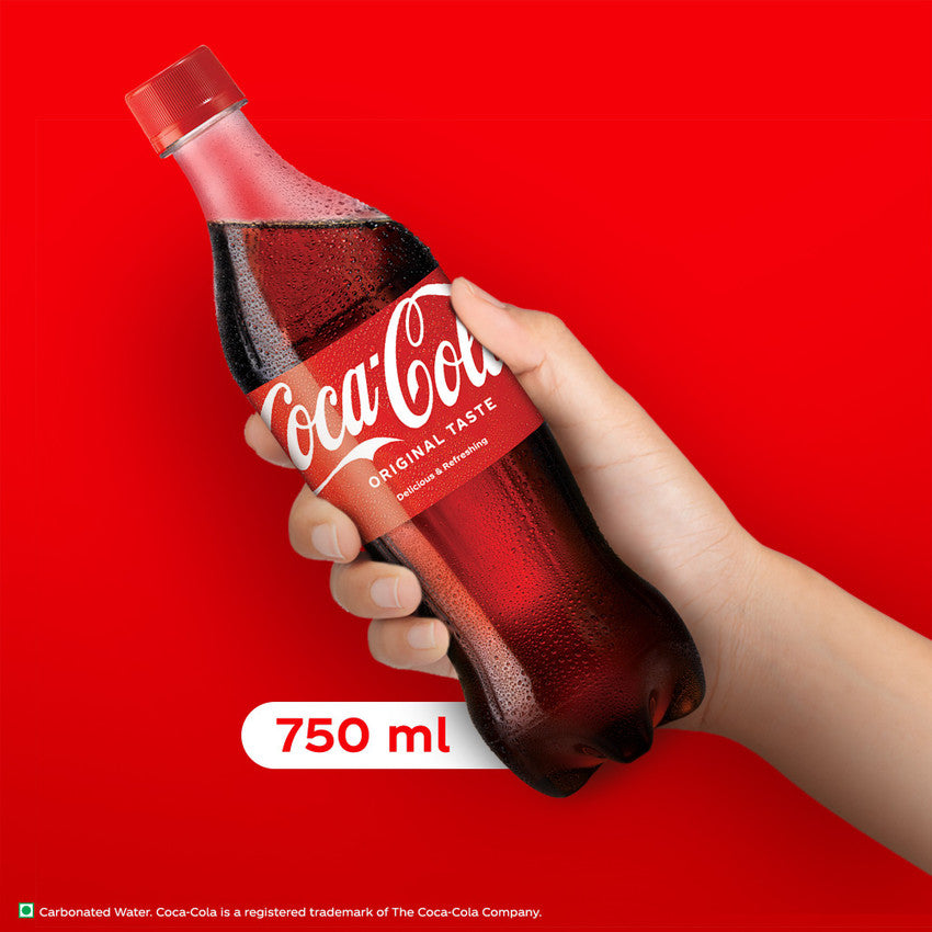 Classic Coca-Cola Original Taste Soft Drink PET Bottle Refreshing Beverage