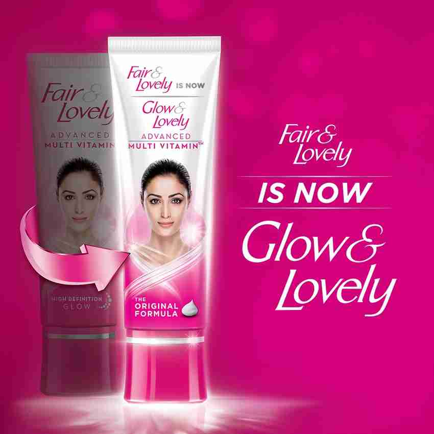 Fair & Lovely Advanced Multi Vitamin Cream for Radiant, Even-Toned Skin 110g