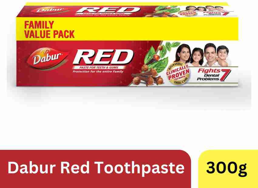 Dabur Red Paste: Family Saver Pack for Fresh Breath & Cavity Protection