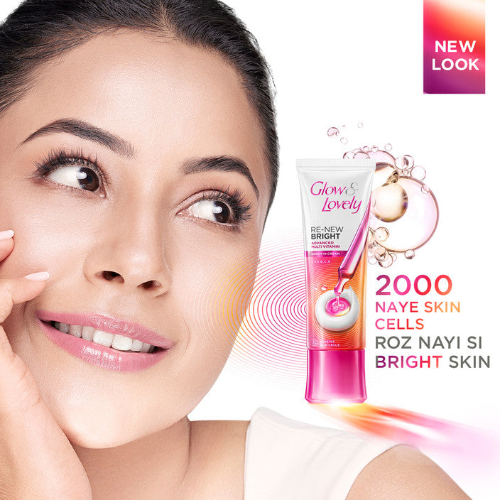Glow & Lovely Renew Bright Multivitamin Serum Cream for Radiant Skin