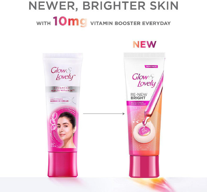 Fair & Lovely Advanced Multi Vitamin Cream for Radiant, Even-Toned Skin 110g