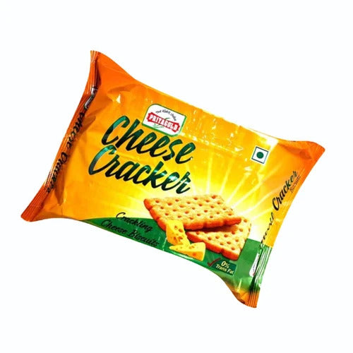 Priyagold Cheese Crackers Biscuit MRP 10 (Pack of 10)