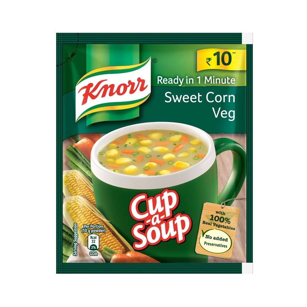 Knorr Soup Sweet Corn Veg Ladi MRP 10 (Pack of 12)