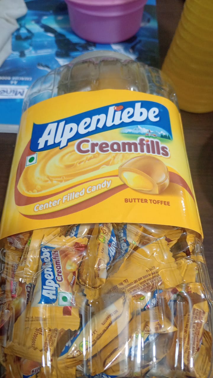 Alpenliebe Creamfills Jar Candy MRP 210