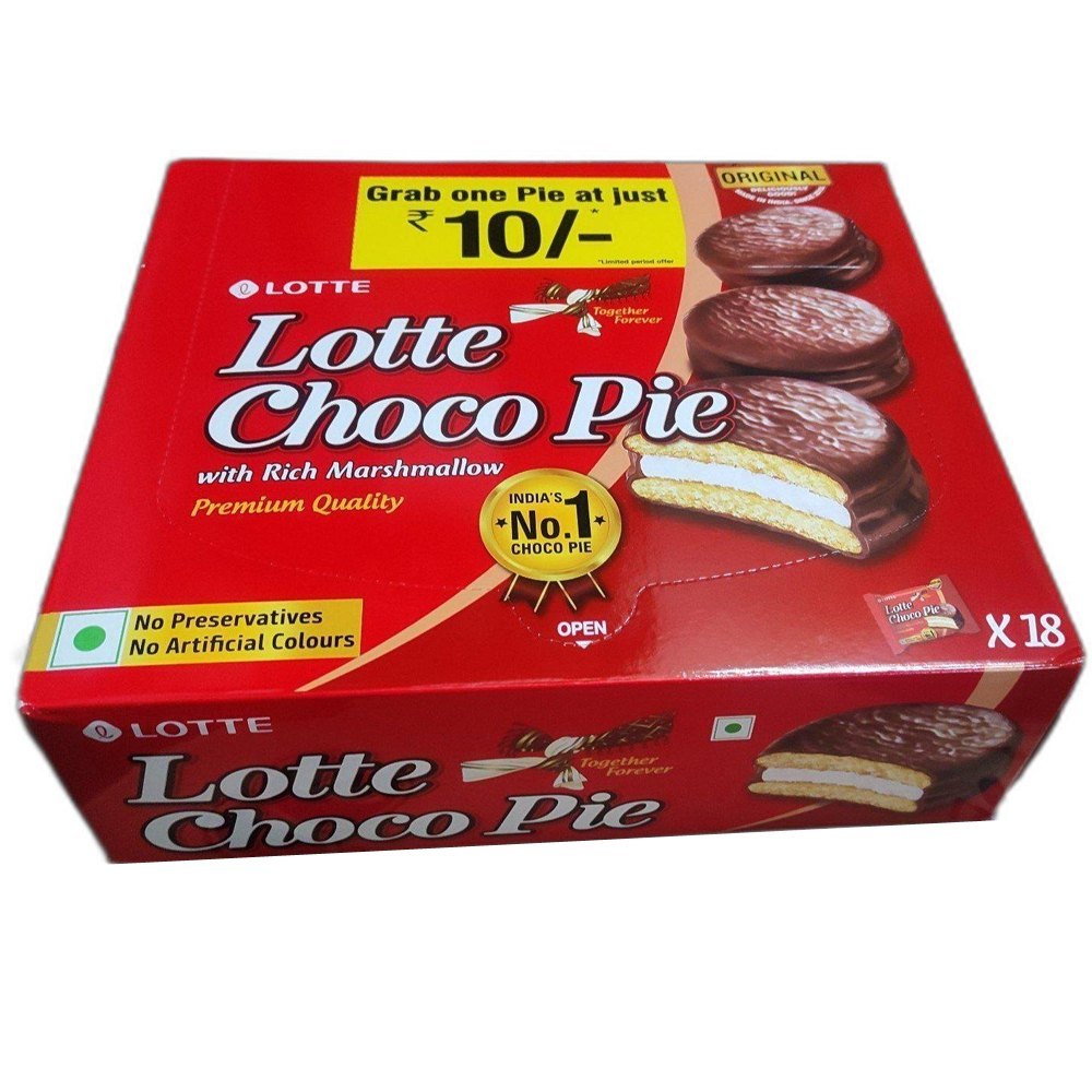 Lotte Choco Pie MRP 10 (Pack of 18)