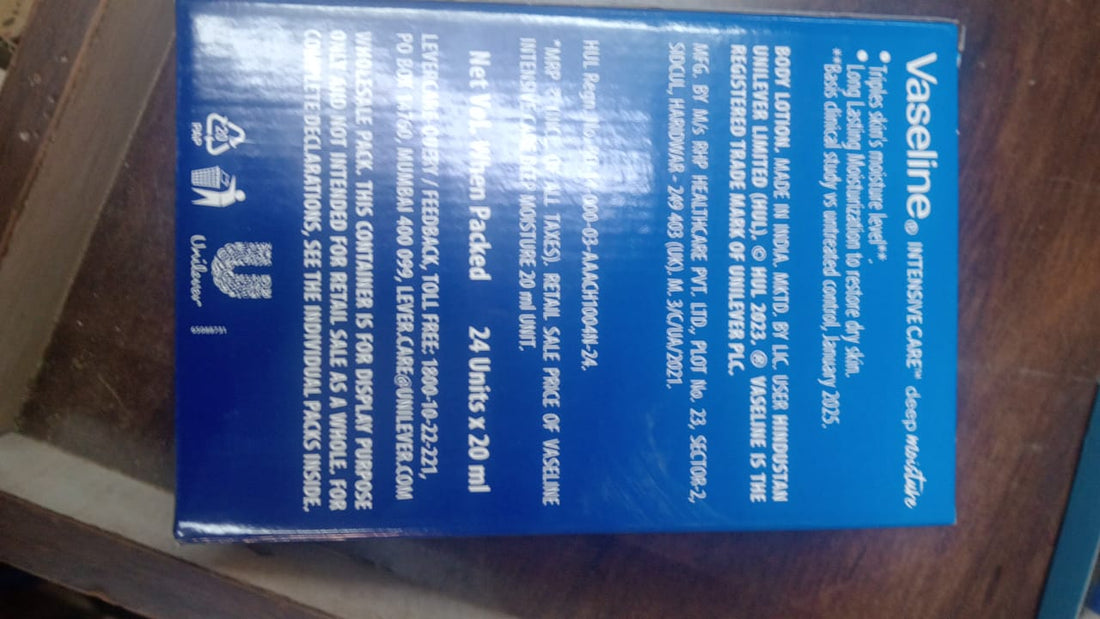 Vaseline Body Lotion 10MRP (Pack of 24)