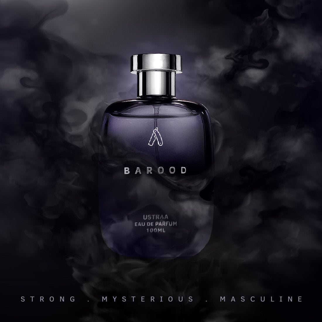 Ustraa Barood Eau de Parfum: Bold, Mountain Fresh Scent for Men - 100ml Bottle