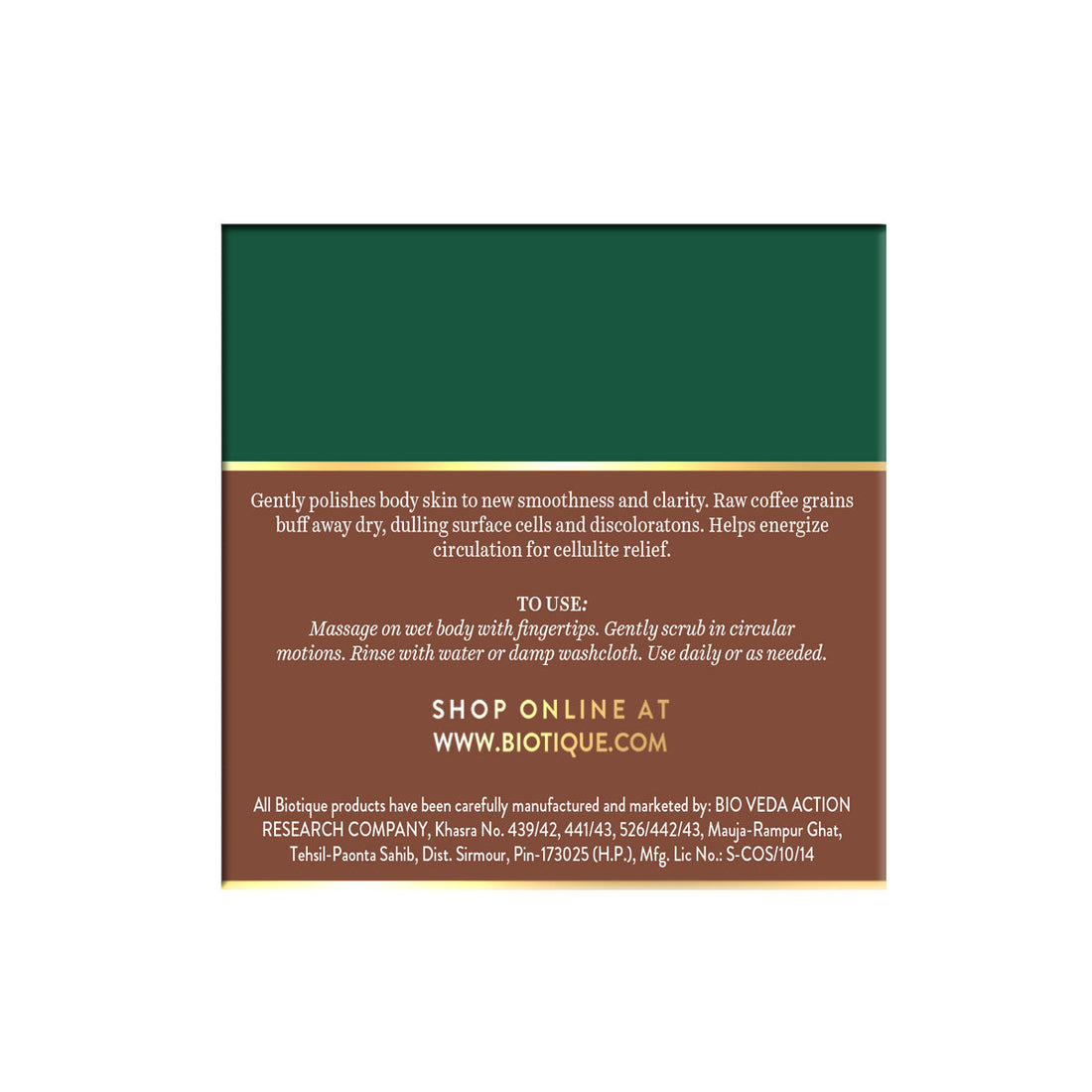 Coffee Energising Body Scrub