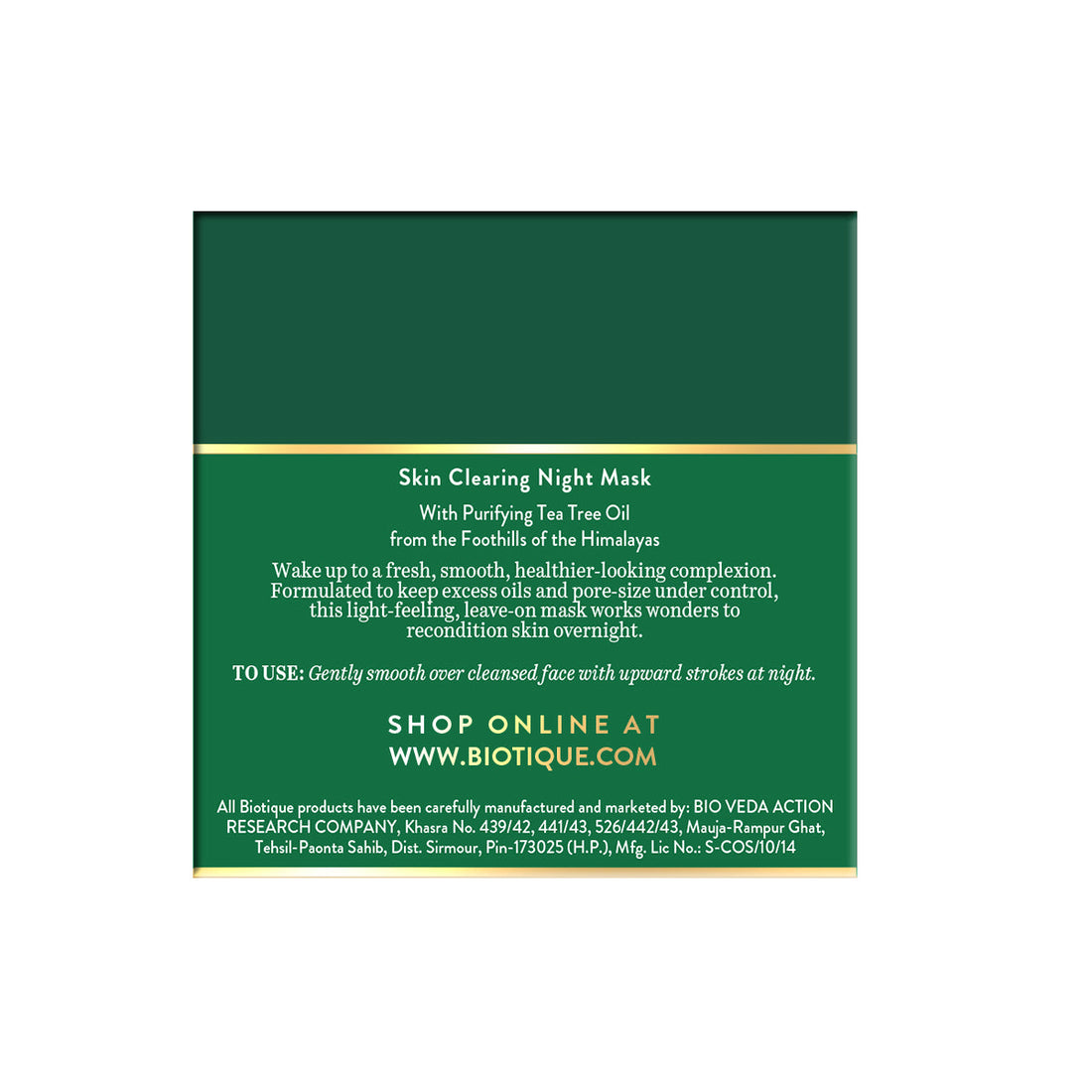 Tea Tree Skin Clearing Mask