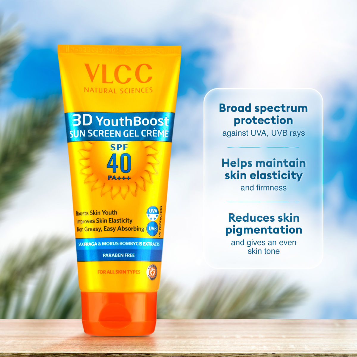 VLCC 3D Youth Boost SPF 40 Sunscreen Gel