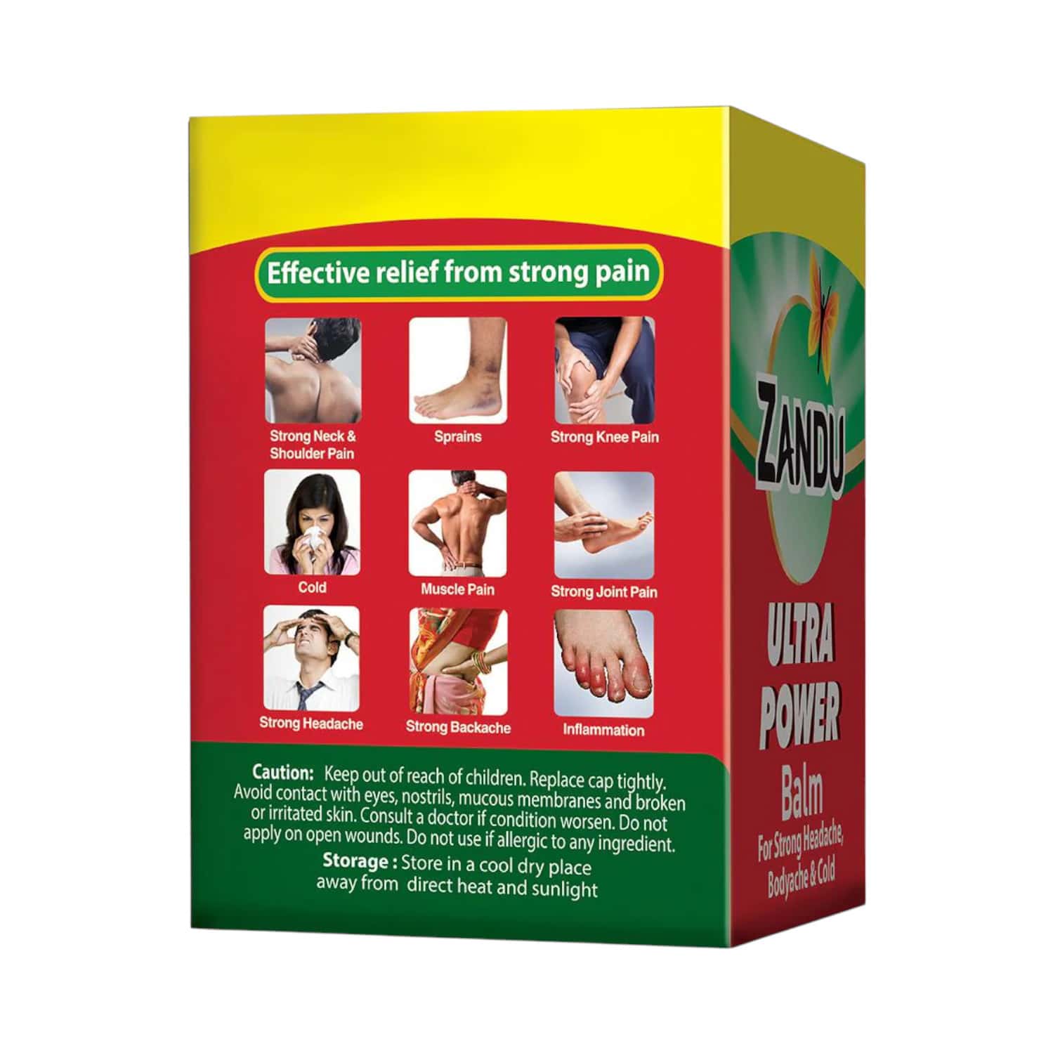 Zandu Ultra Power Balm 25ml: Rapid Relief for Aches, Pains, & Headaches